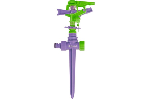 Irrigador Setorial em Abs com Jato de 30° a 360° Verde E Roxo - Palisad