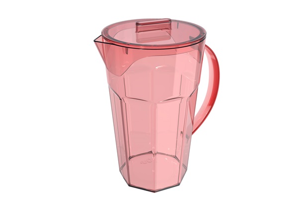 Jarra Drink em Poliestireno 1,8 Litros Rosa Quartz - Ou