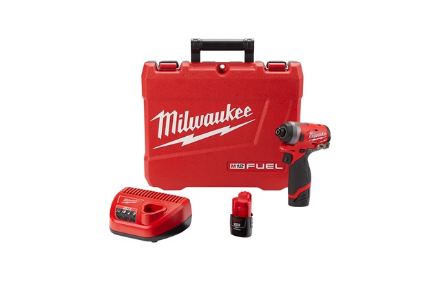 Kit Parafusadeira de Impacto 1/4'' com Baterias 12v Fuel - Milwaukee