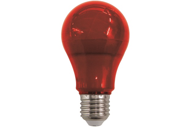 Lâmpada Led Bulbo Color 10w Bivolt Luz Vermelha - Luminatti
