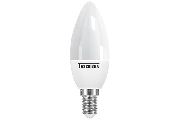 Lâmpada Led Vela Tvl25 Leitosa E14 4w Bivolt 6500k Branca - Taschibra  