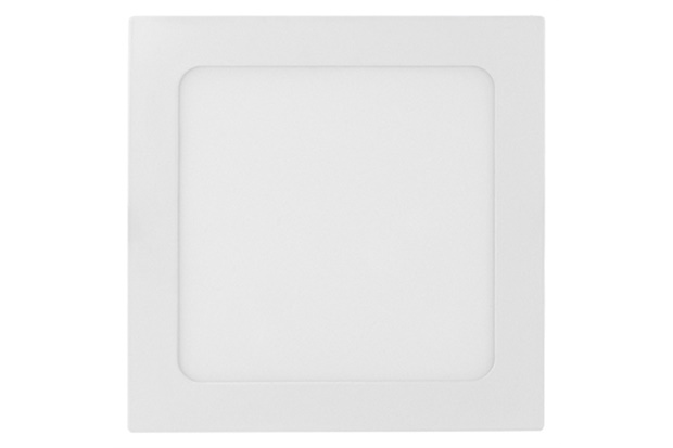 Luminaria de Sobrepor 170x170 12w 1000lm  Luz Amarela  Borda Branca 3000k - Saveenergy