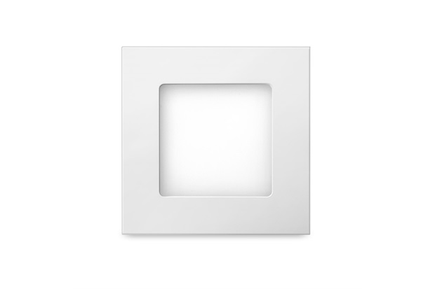 Luminária Painel de Led de Embutir Quadrada Downlight 6w Bivolt Branca 2700k - Elgin