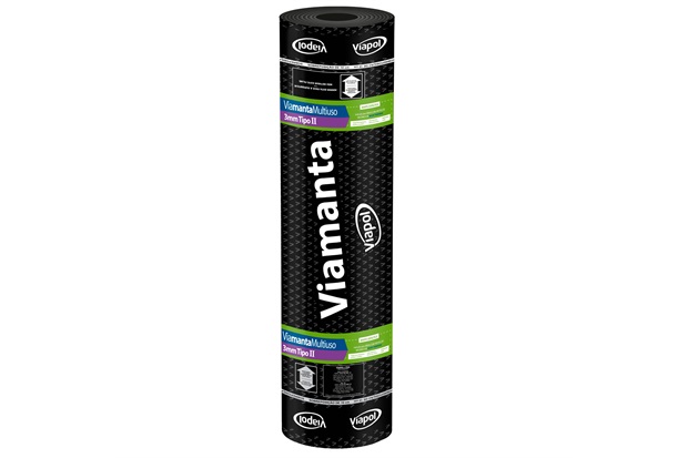 Manta Asfáltica Multiuso Preto 3mm - Viapol  