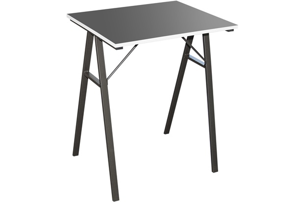 Mesa para Escritório Laminada 60x48cm Preta - Casanova