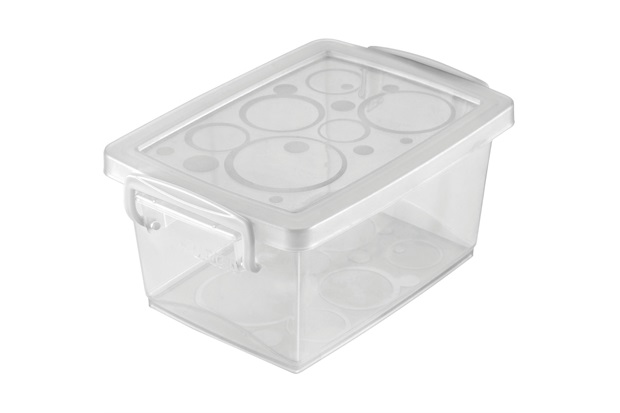 Mini Organizador com Alça 12,8x9cm Branco - Ordene                           