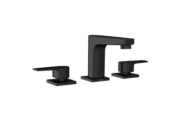 Misturador de Mesa Bica Baixa para Lavatório Level Black Matte - Deca 