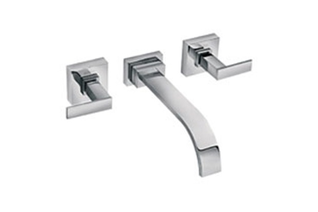 Misturador para Lavatório de Parede Square Chrome Ref. 436406 - Docol