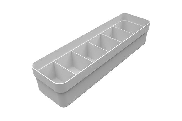 Organizador em Polipropileno Logic Colméia 19,5x29cm Branco - Ou