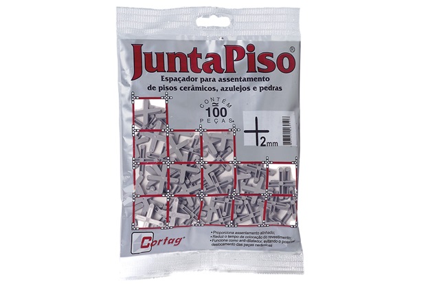 Pacote Espaçador Juntapiso 2,00mm Plástico - Cortag