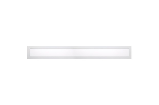 Painel Led de Embutir Retangular Backlight Fit 45w Bivolt 4000k 124,5x15,5cm Branco - Bronzearte 