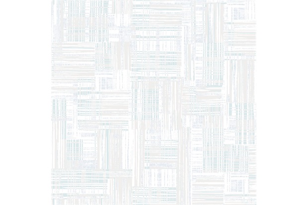 Papel de Parede Decor Moderno Texturizado Branco E Azul 0.53x10m - Colorful