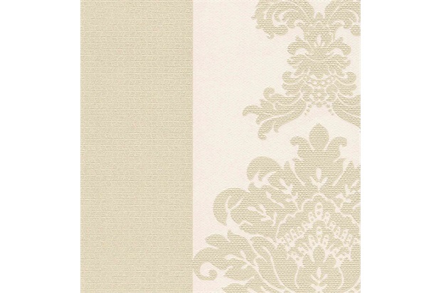 Papel de Parede Vinílico D182939 Bege E Dourado 53cm com 10 Metros - Evolux