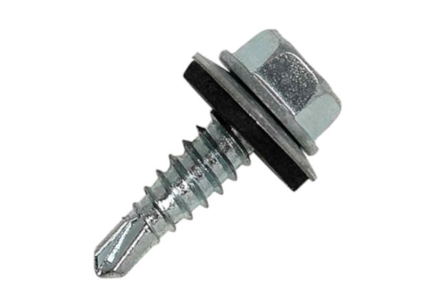 Parafuso com Cabeça Sextavada Brocante para Metal 1/4x3/4'' com 5 Peças - Metropac