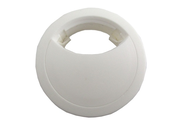 Passa Fio para Móveis 46mm Branco 1 Peça - Metropac