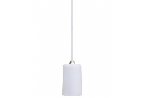 Pendente em Alumínio para 1 Lâmpada Dot Metal Branco - Taschibra  