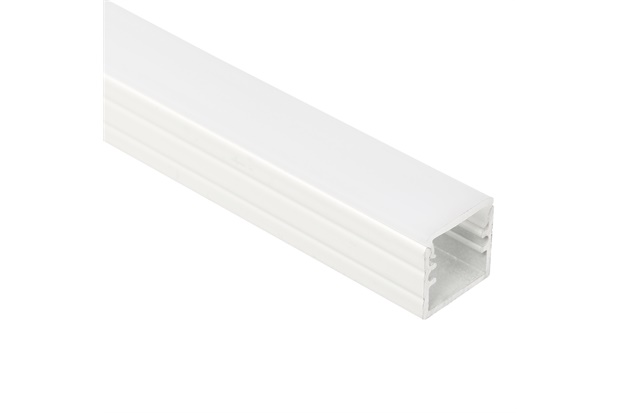 Perfil de Sobrepor Fita Led em Alumínio Way 29c 3 Metros Branco - LLUM Bronzearte