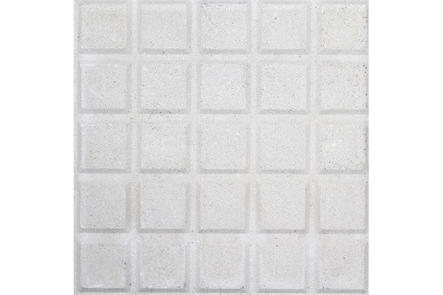 Piso Cimentício Rústico Borda Reta Suvial 25 Quadros Branco 20x20cm - Cimartex