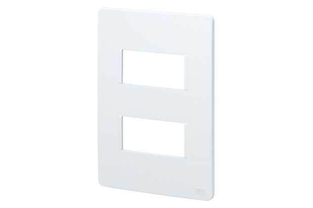 Placa 4x2 com 2 Postos Esatta Branco - WEG