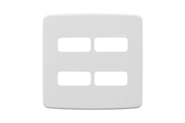 Placa 4x4 para 4 Módulos Compose Branca - WEG