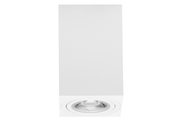 Plafon Tower Quadrado Face Plana 12w Bivolt Branco  - Saveenergy