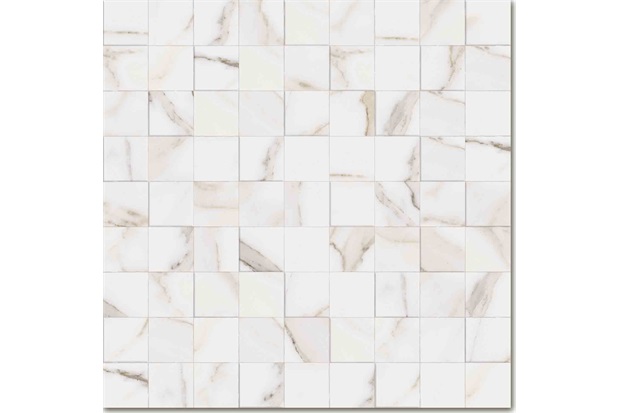 Porcelanato Acetinado Borda Reta Simetria Marble White 58,4x58,4cm - Portinari 