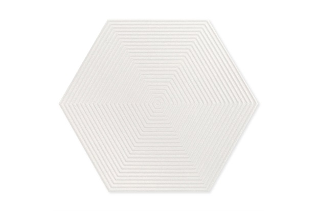 Porcelanato Borda Bold Love Hexa Matte Lux Branco 17,4x17,4cm Caixa com 10 Unidades - Portinari 