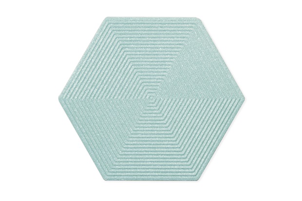 Porcelanato Esmaltado Matte Borda Bold Love Hexa Blue 17,4x17,4cm Caixa com 10 Unidades - Portinari 