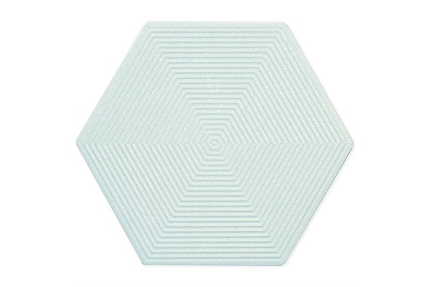 Porcelanato Esmaltado Matte Borda Bold Love Hexa Soft Azul Claro 17,4x17,4cm Caixa com 10 Unidades - Portinari 