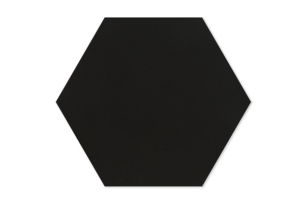 Porcelanato Esmaltado Natural Borda Bold Rima Hexa Black 17,4x17,4cm Caixa com 10 Unidades - Portinari 