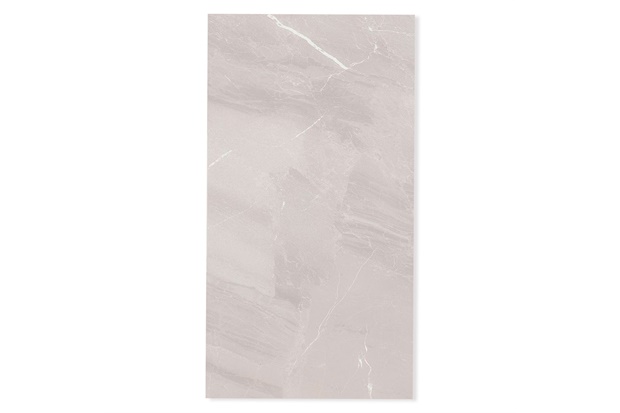 Porcelanato Hd Polido Retificado Silverstone Cinza 49x99cm - Elizabeth