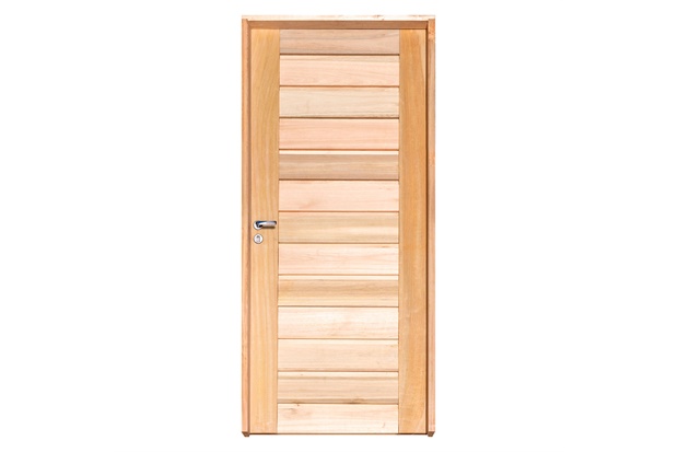 Porta Externa Direita Bbb Eucalipto Maciça 210x80cm Eucalipto - Grantok