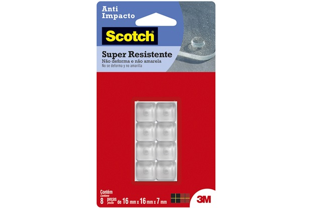 Protetor Anti Impacto Quadrado Transparente - Scotch