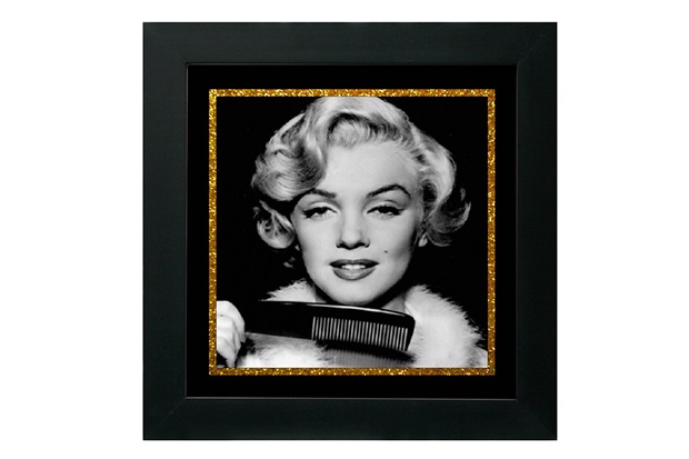 Quadro Decorativo com Vidro Marilyn Monroe I 30x30cm - Kapos