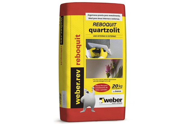 Reboquit Massa Fina Saco 20kg  - Quartzolit 