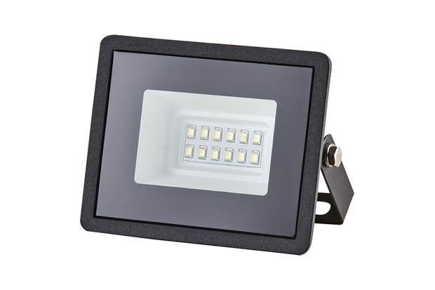 Refletor Led Tech Bivolt com Luz Verde 10w Preto - Blumenau