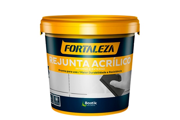 Rejunte Acrílico Branco 1kg - Fortaleza 