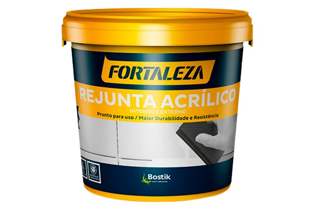 Rejunte Acrílico Platina 1kg - Fortaleza 