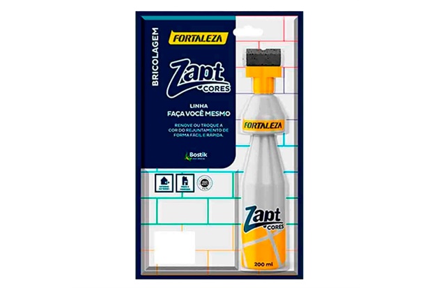 Rejunte Líquido Zapt Cores Branco 200ml - Fortaleza 