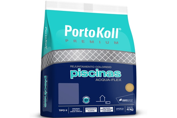 Rejunte para Piscina Acqua Flex Azul Piscina Up 4kg - Portokoll