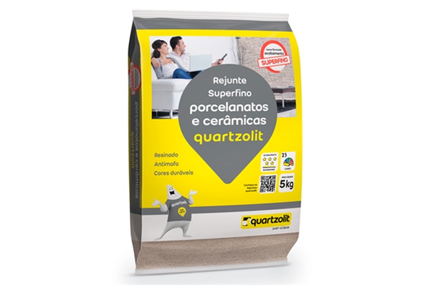 Rejunte para Porcelanatos E Cerâmicas Bege 5kg - Quartzolit 