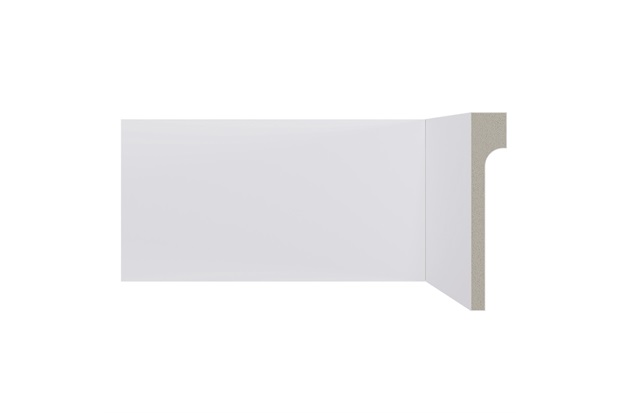 Rodapé Reforma 240x11cm Branco - Santa Luzia                   