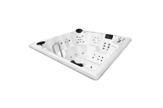 Spa Quadrado com Hidromassagem Space Spacril 2,46cm Branco - Ouro Fino