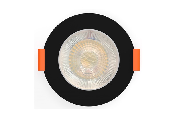 Spot de Embutir Led Redondo Easy 5w 6500k Preto - Bronzearte 