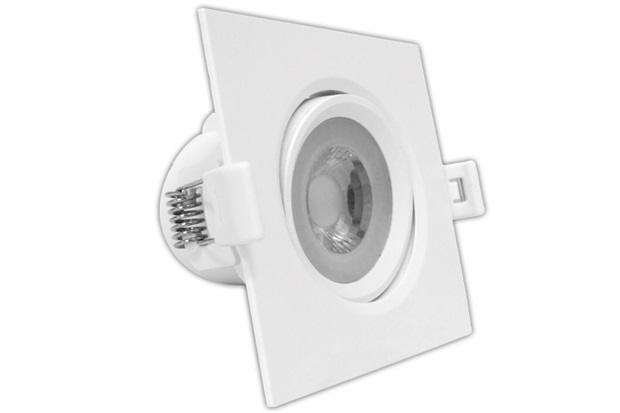 Spot Led de Embutir Quadrado Mr16 10w Bivolt 6000k Luz Branca - Casanova