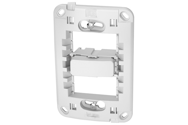 Suporte para Placa 4x2 Compose Cinza - WEG