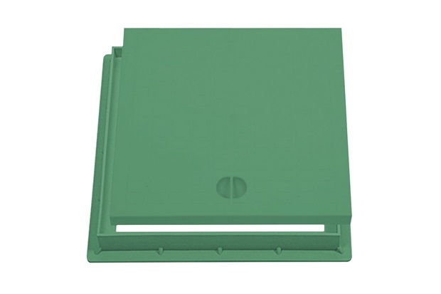 Tampa com Aro 30x30 Verde - Odem