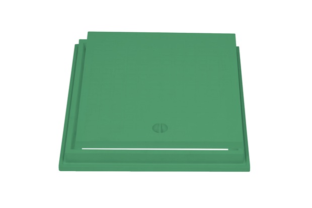 Tampa com Aro 55x55 Verde - Odem