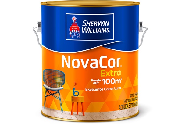 Tinta Acrílica Novacor Extra Standard Fosco Erva Doce 3,6 Litros - Sherwin Williams