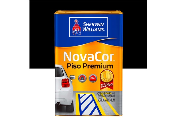 Tinta Acrílica Novacor Piso Mais Resistente Premium Preto 18 Litros - Sherwin Williams